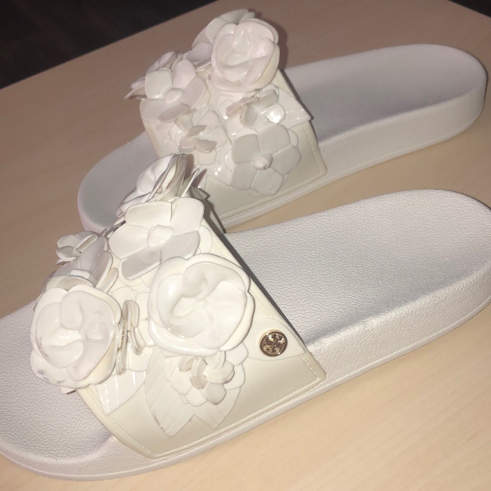 NWOT TORY BURCH Blossom Floral Sandals Slide
